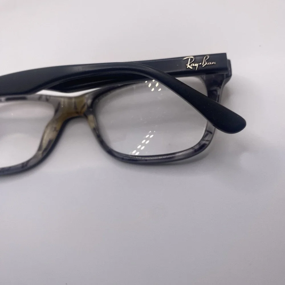 Ray-Ban Eyeglasses FRAMES ONLY RB 5228 Full Rim 50-17 Black Gray 497